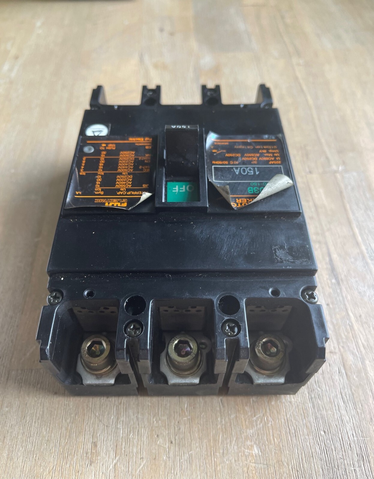 FUJI ELECTRIC EA203B BB3GEC-150 AUTO CIRCUIT BREAKER 150A 3P