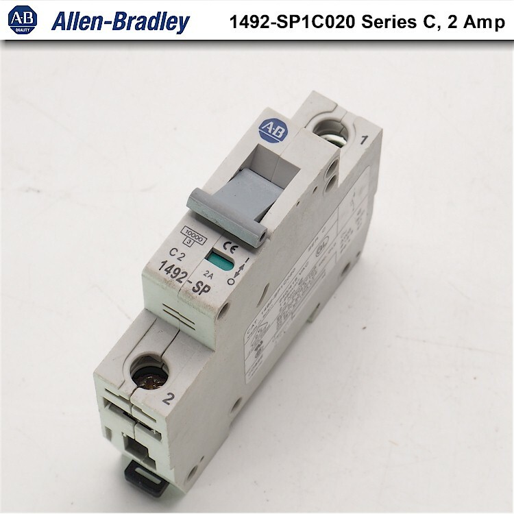 Allen-Bradley 1492-SP1C020 Series C, 2A Circuit Breaker, Single Pole