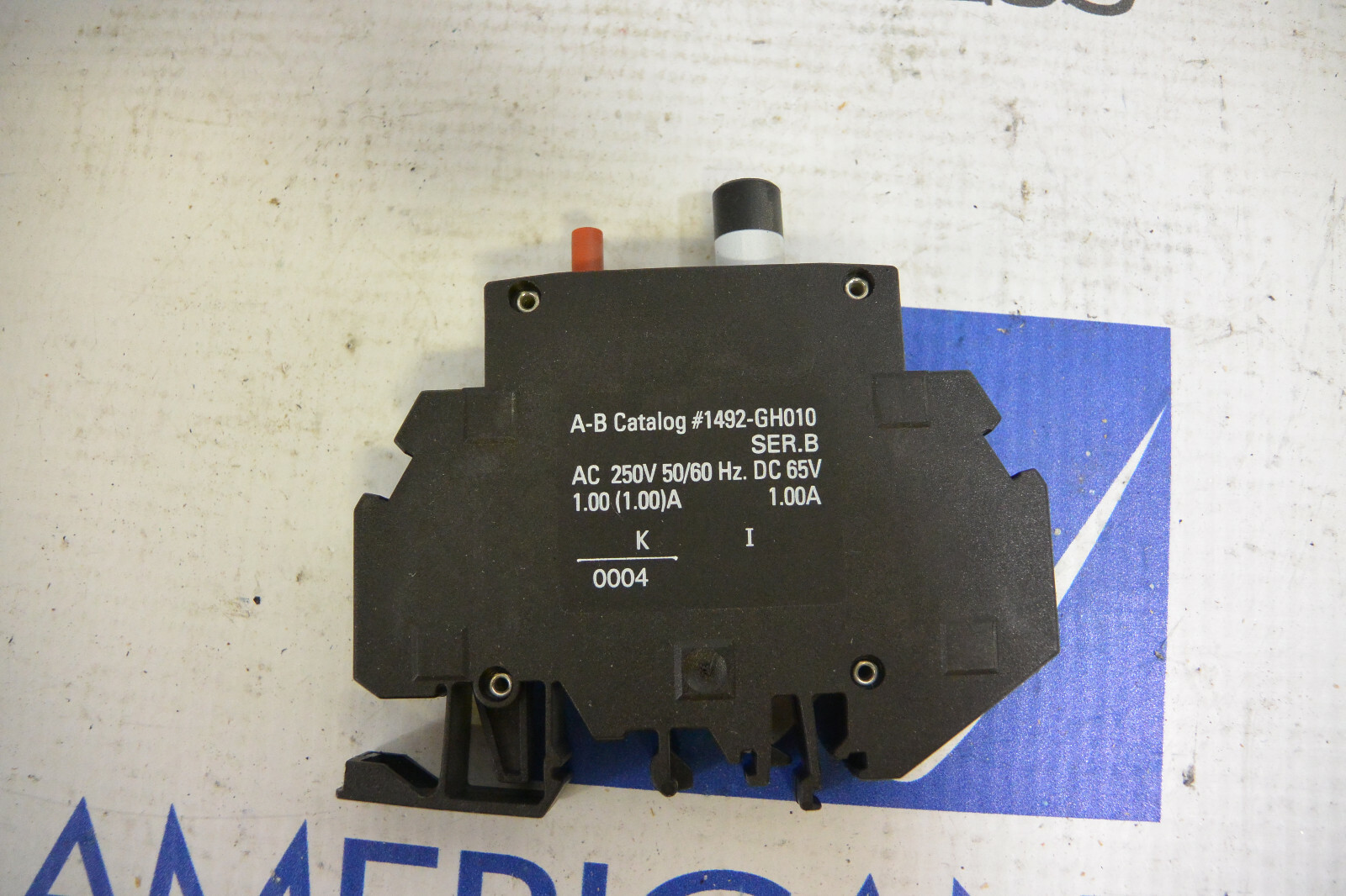 Allen-Bradley 1492-GH010 Bul. 1492 Style GH Ser. B 250VAC 1.00A 65VDC *USED