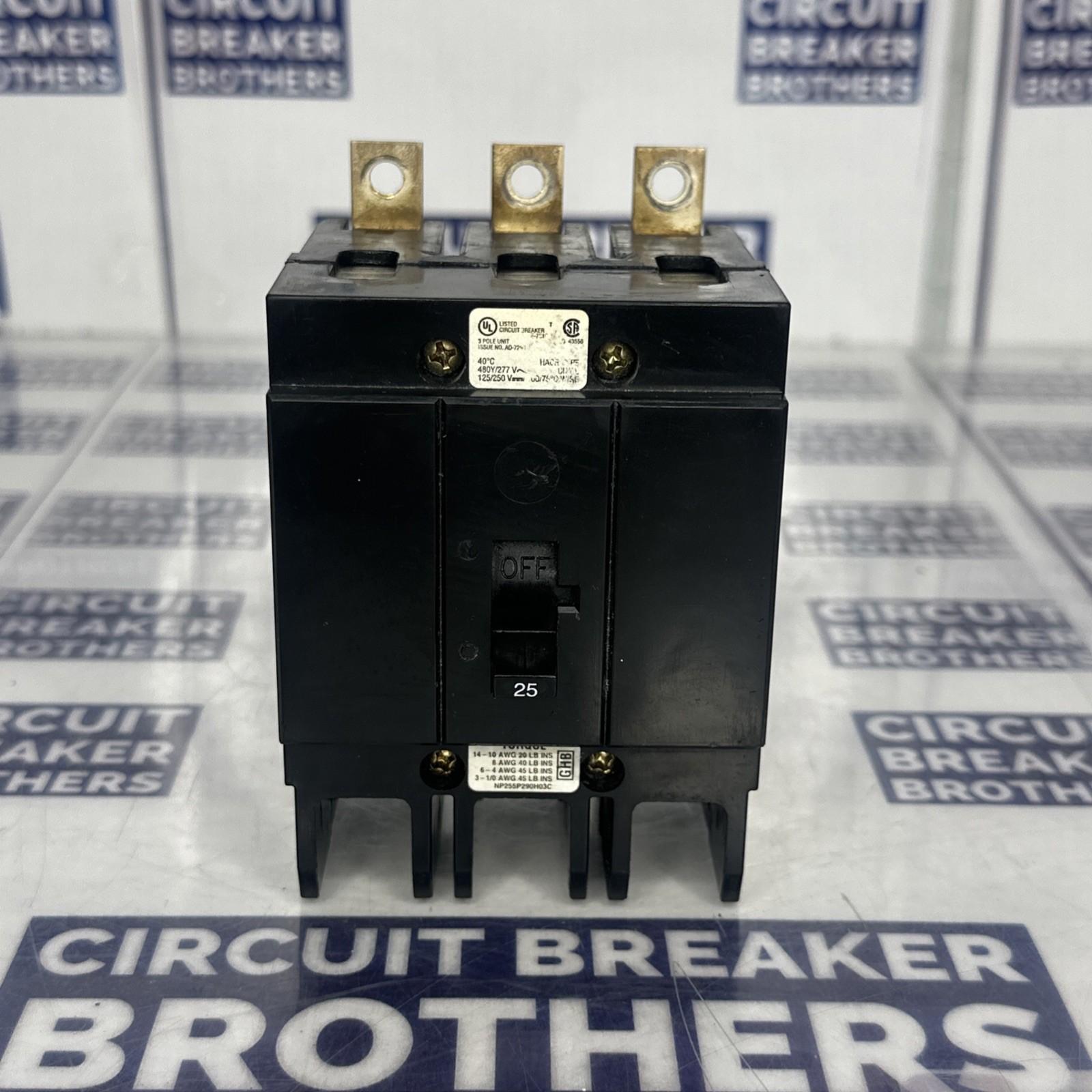 Cutler Hammer GHB3025 Amp 480/277V 3 Pole Breaker-Warranty (Ship Same Day)