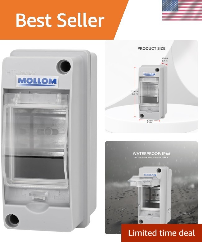 2 Way Waterproof Circuit Breaker Box – Robust Indoor & Outdoor Protection