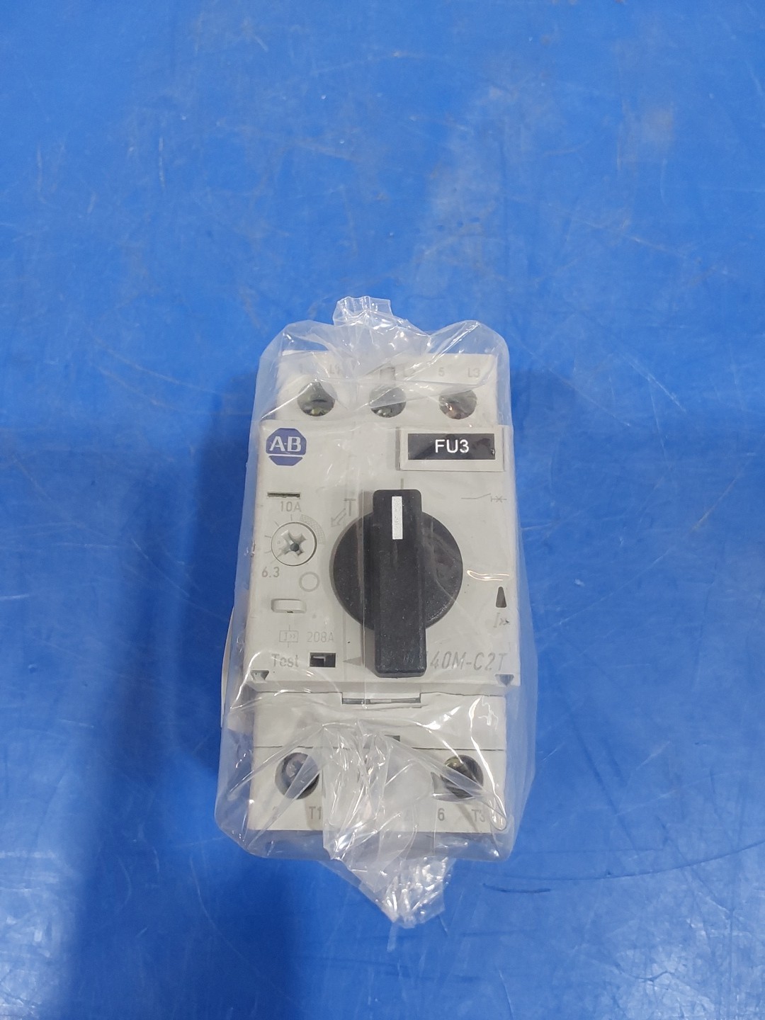 Allen-Bradley 140M-C2T-C10 Circuit Breaker, Ser B, 6.3-10A