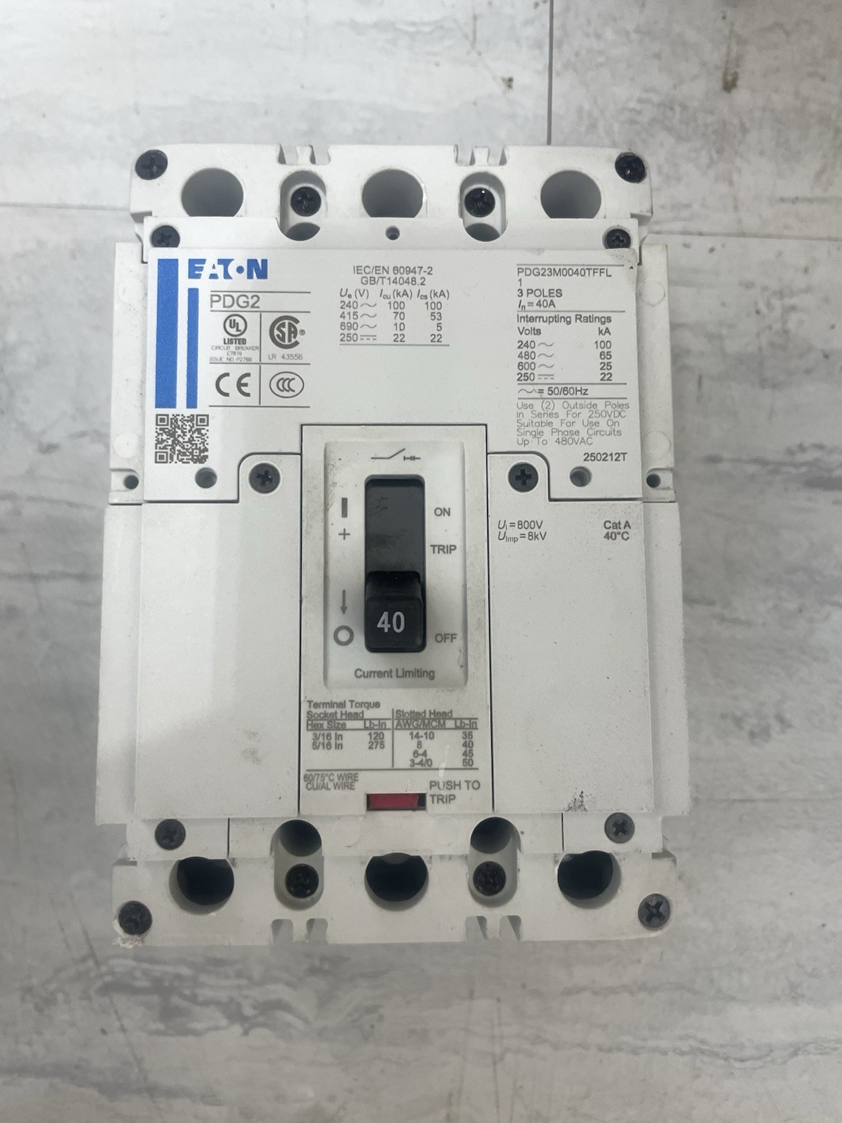 Eaton PDG23M0040TFFL