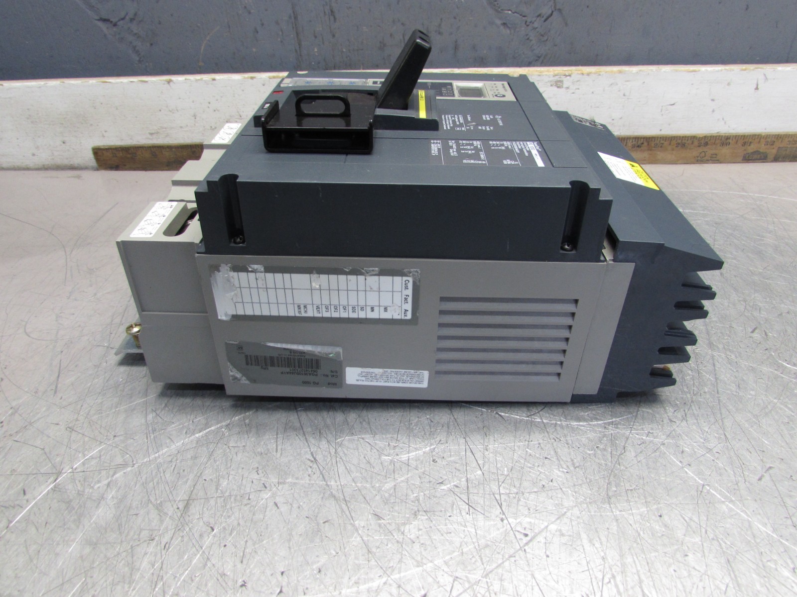 Square D PGA36100U44AYP , PowerPact I-LINE Circuit Breaker , LSIG, 3P/600V/1000A