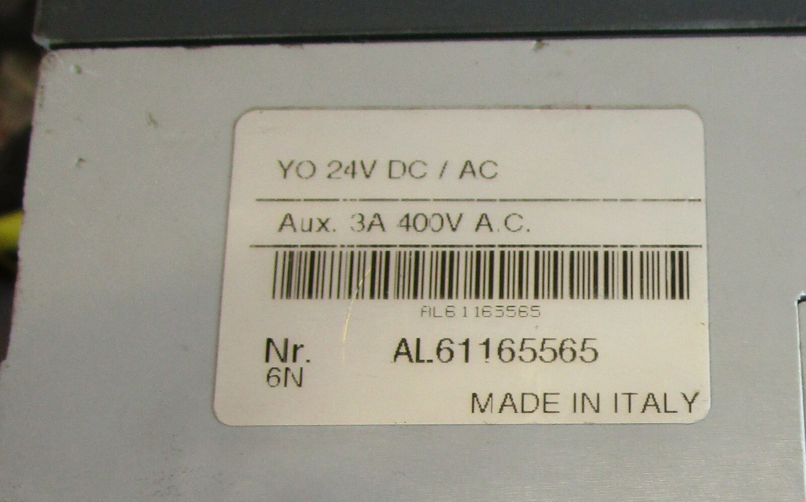 ABB S6N SACE S6 4 Pole Molded Case Switch 800 Amps 600VAC Used Take Out W2
