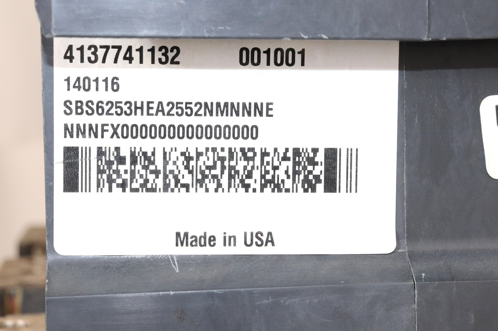 EATON SBS625 2500A 3PL LOW VOLTAGE AC POWER CIRCUIT BREAKER, MAGNUM SB, DIGITRIP