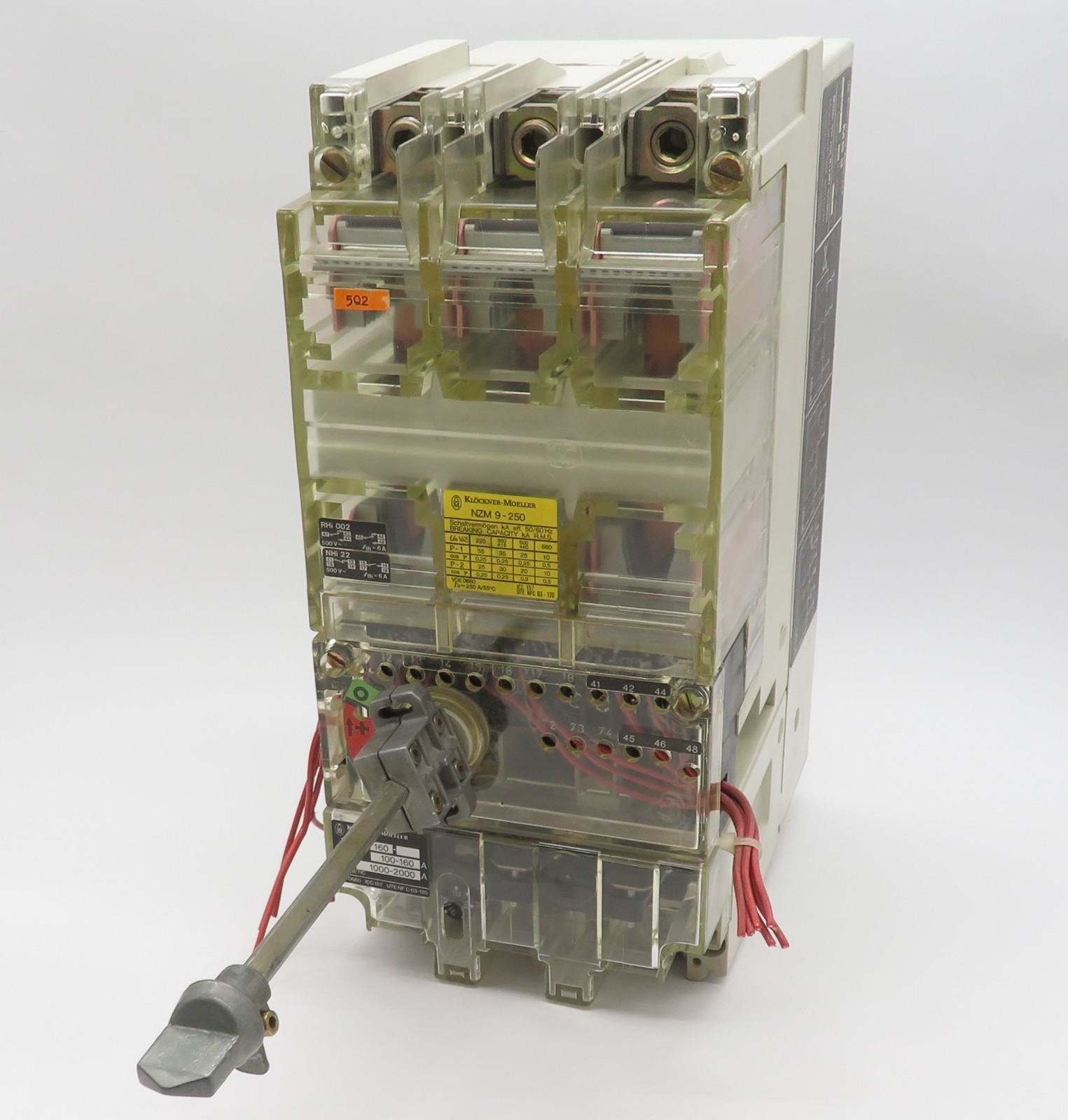 Moeller Circuit Breaker NZM9-250 Trigger ZM9-160 160A + Motor Drive MS9 380V