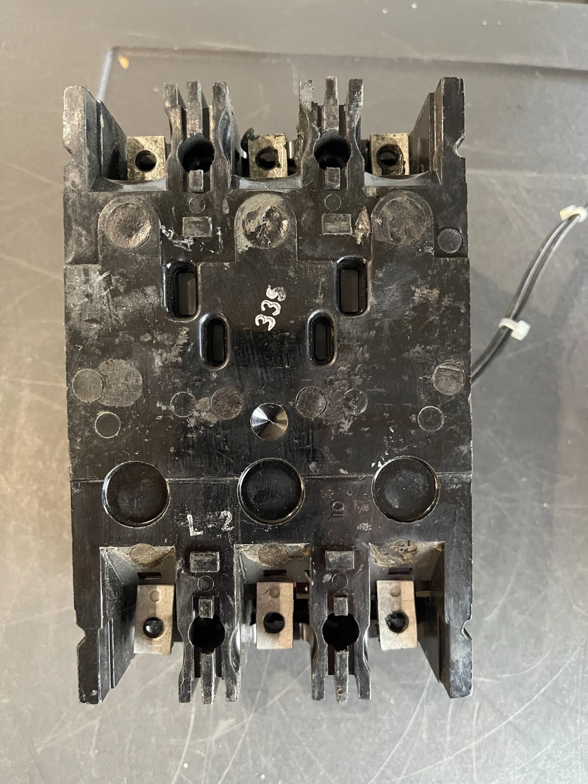 Ge Thed 3 Pole 80 Amp 600Vac Thed136080 Circuit Breaker 250Vdc
