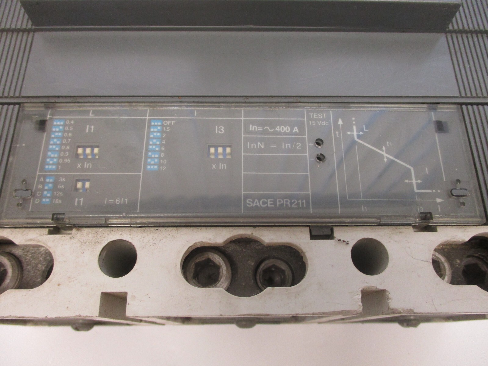ABB CIRCUIT BREAKER USED MOLDED CASE S6N SACE S6 3 POLE UNIT AB-5221