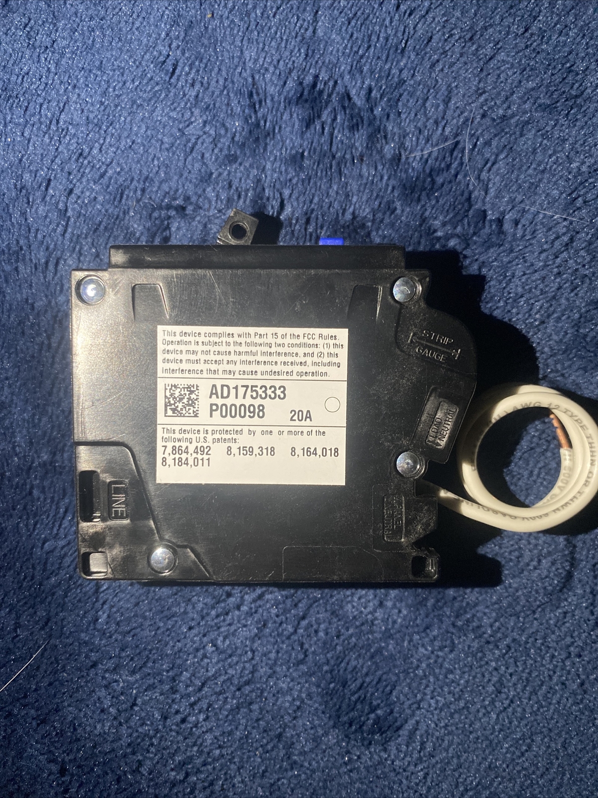 Siemens QA120AFC 20-Amp Single Pole 120V Plug-On Combination AFCI Breaker QAF2