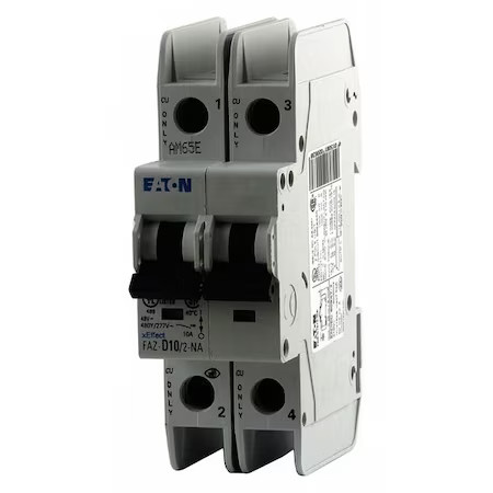 Eaton Faz-C8/2-Na Iec Miniature Circuit Breaker, Faz-Na Series, 8A, 2 Pole,