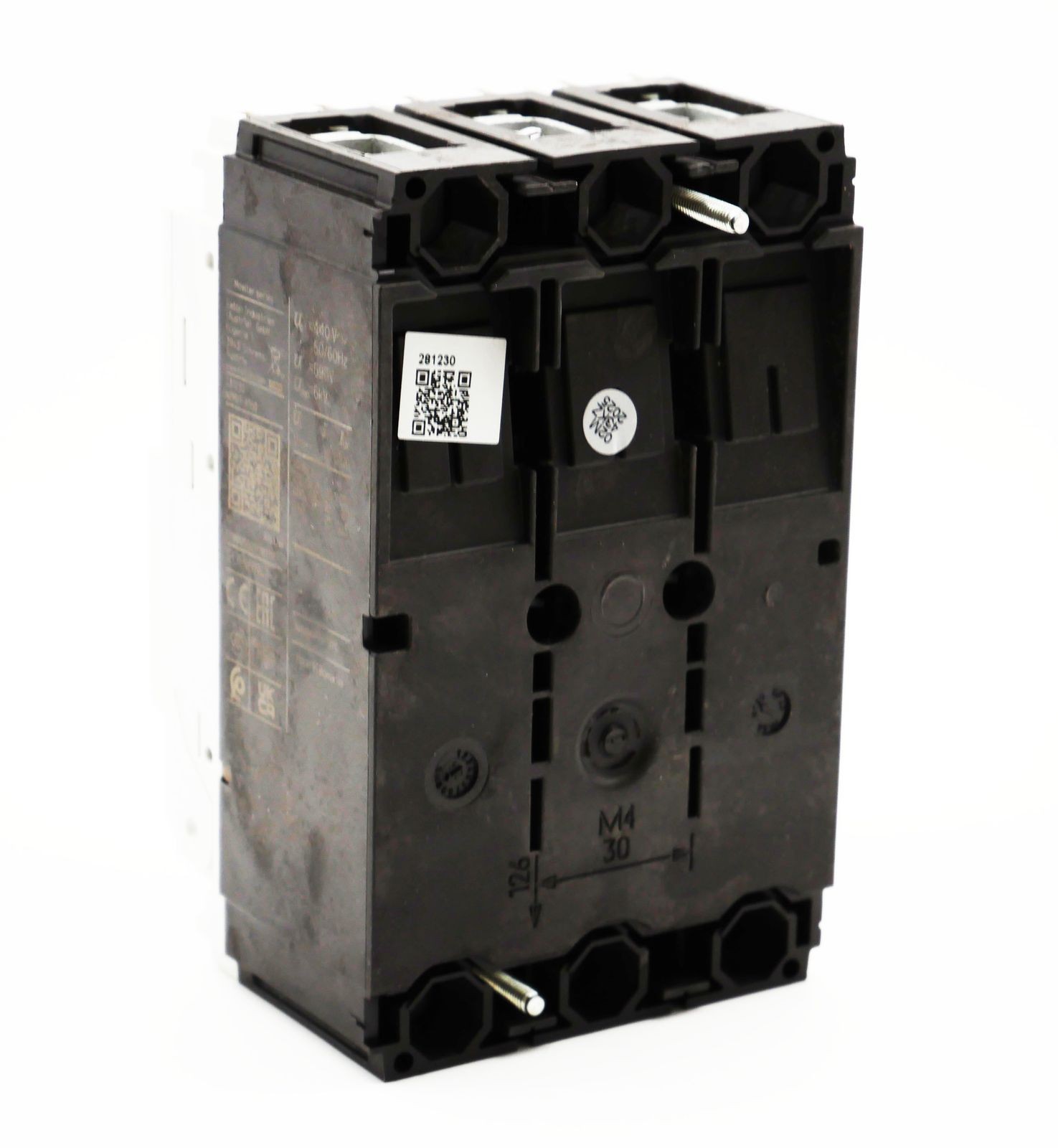 Eaton xEffect NZM 1 160A circuit breaker + NZM B1-A160 -used