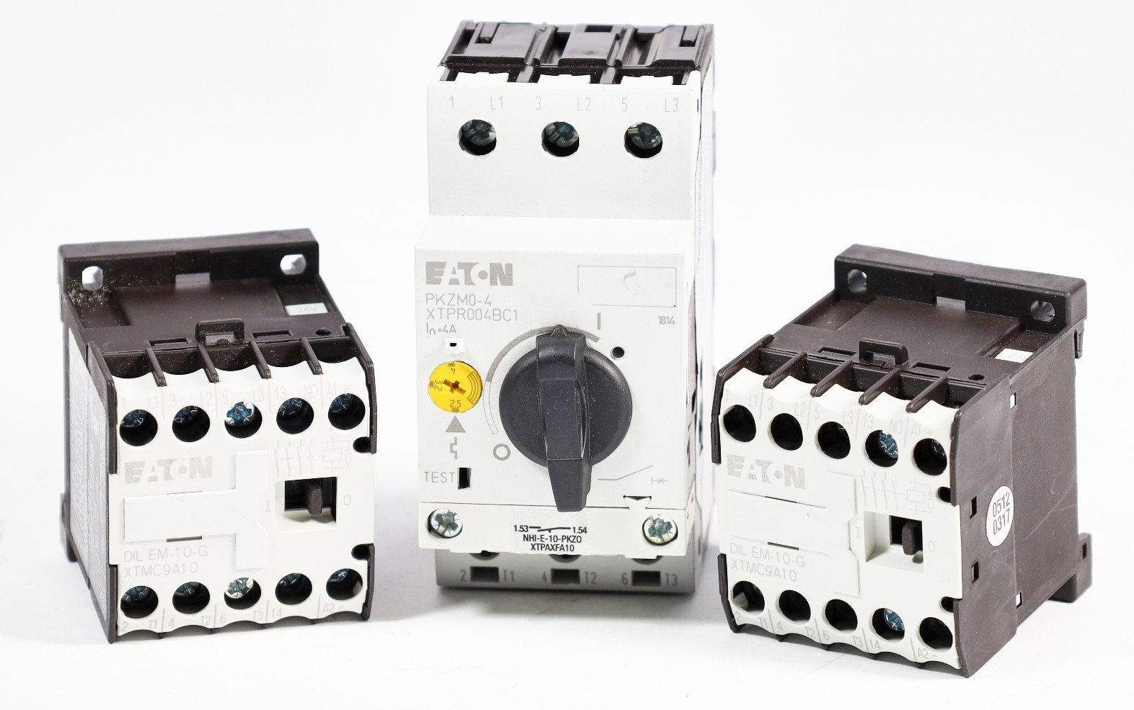 (Bundle of 11) Eaton Breakers and Contactors