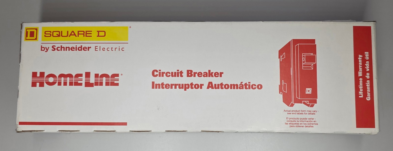 10x Square D HOM115CP 15A Circuit Breakers Single Pole 120/240V 50/60Hz
