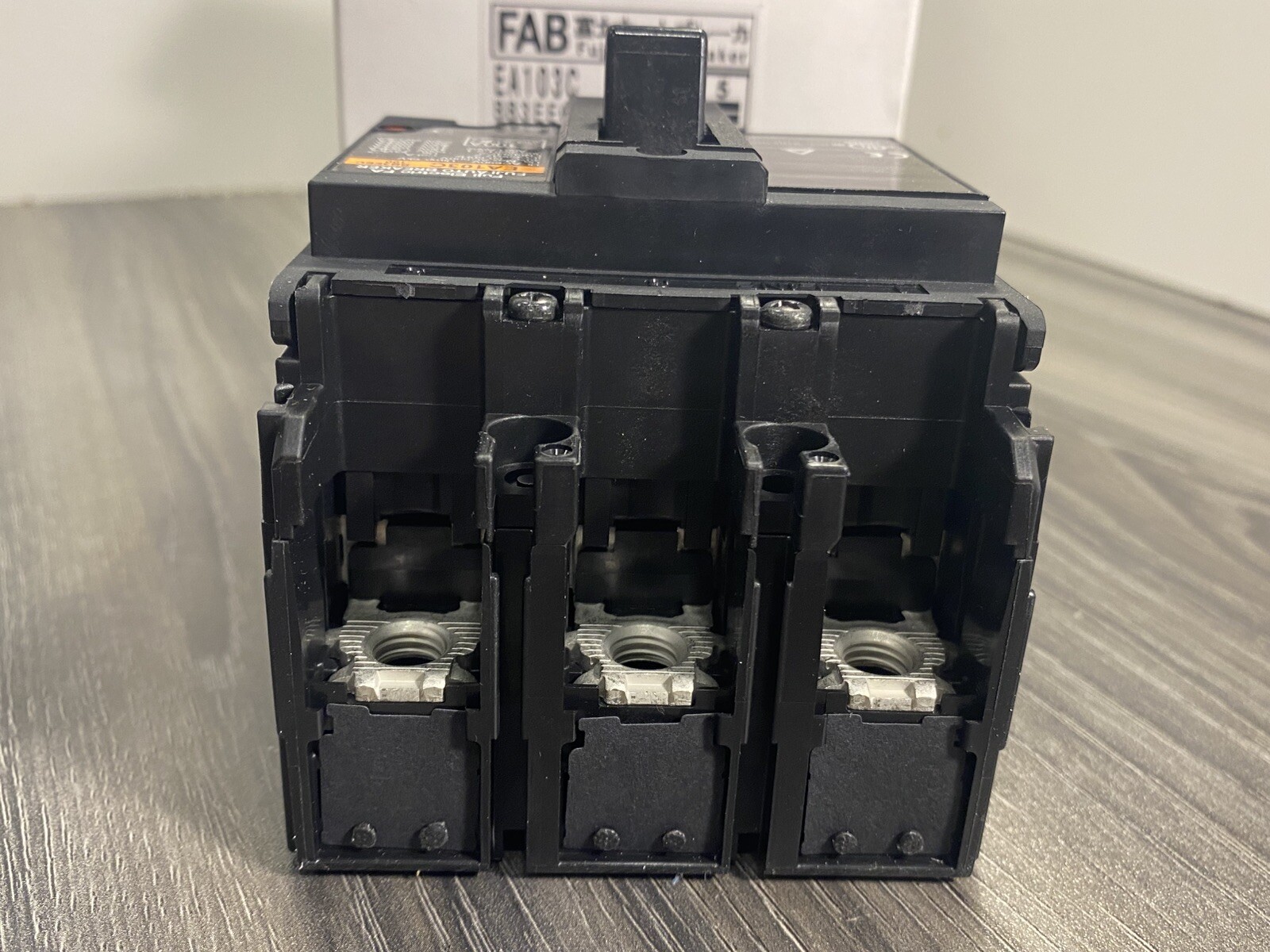 for Fuji Electric EA103C 100A Thermal Magnetic Circuit Breaker 3-P 690VAC -USA