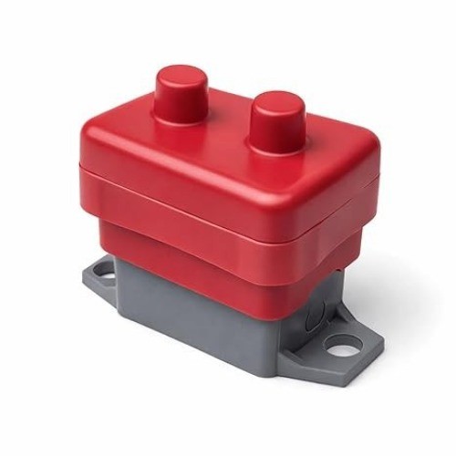Reset Circuit Breaker with Cover, 12-24vDC Automotive Surface Mo Style: 10 AMP