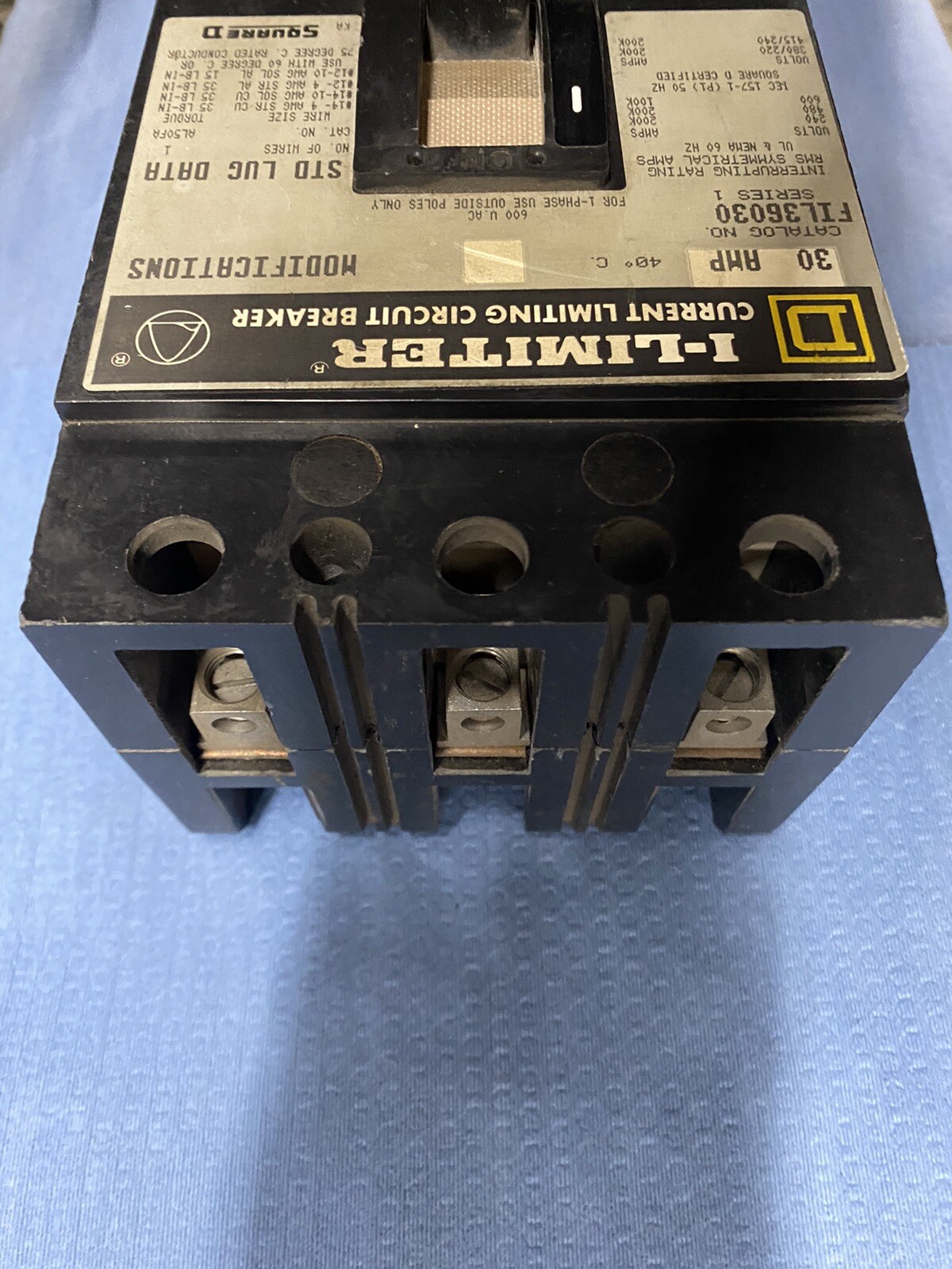 Square D Schneider FIL 30A I-Limiter FIL36030 480V 600V Breaker *Guaranteed*