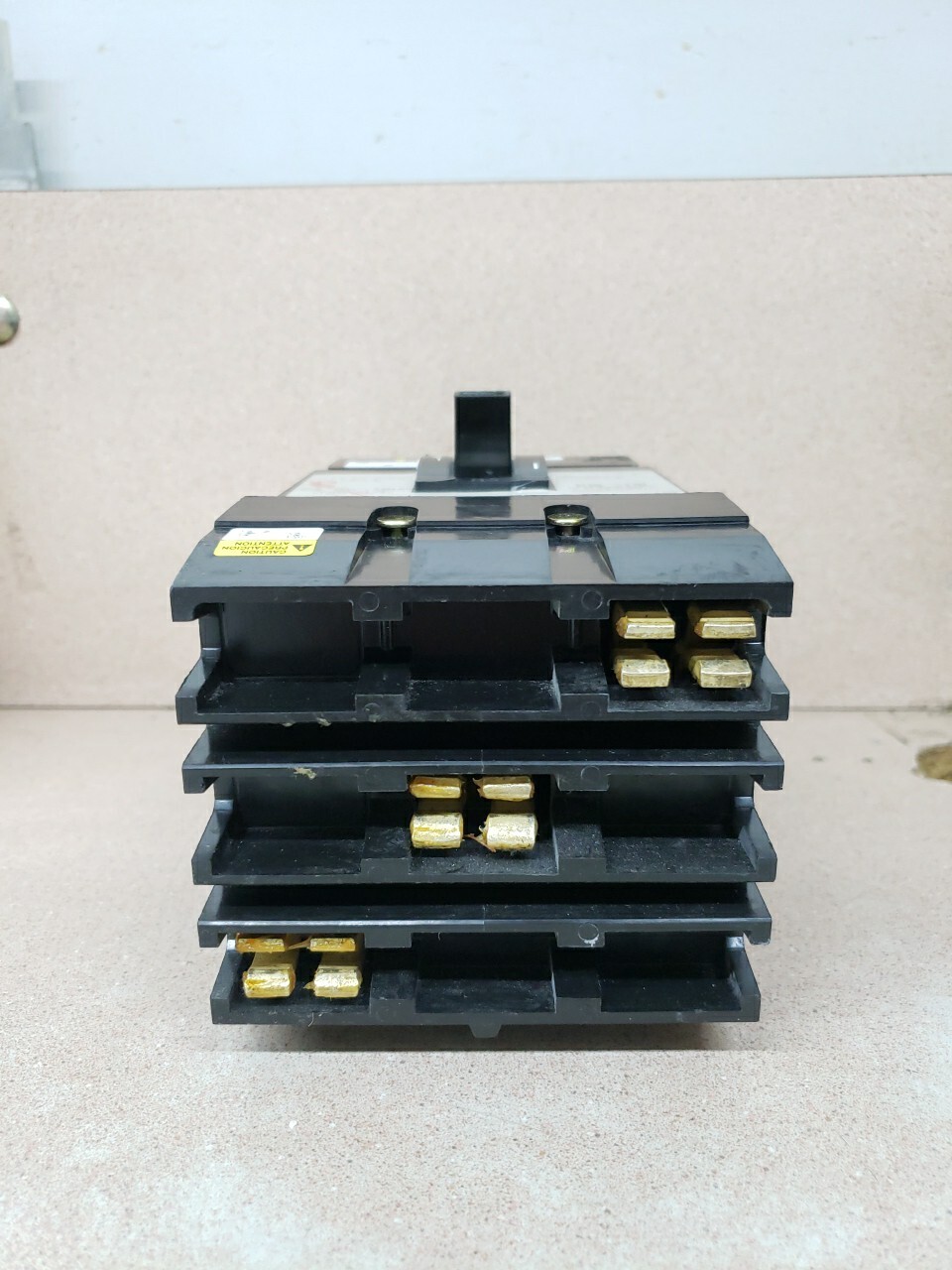 Square D KI36150 150A 600V 3P I-Line Circuit Breaker Damaged label