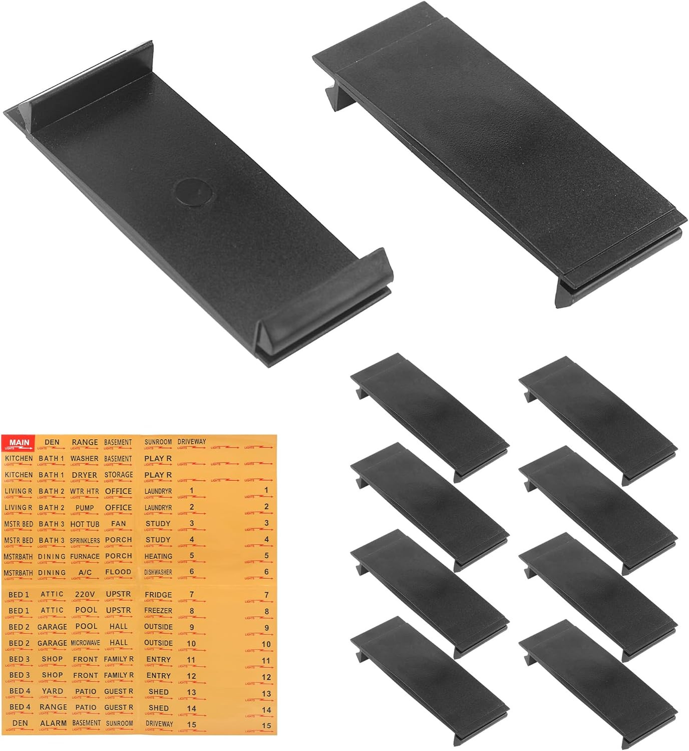 Circuit Breaker Filler Plate for Square D and GE, Universal 1 Inch Electric Pane