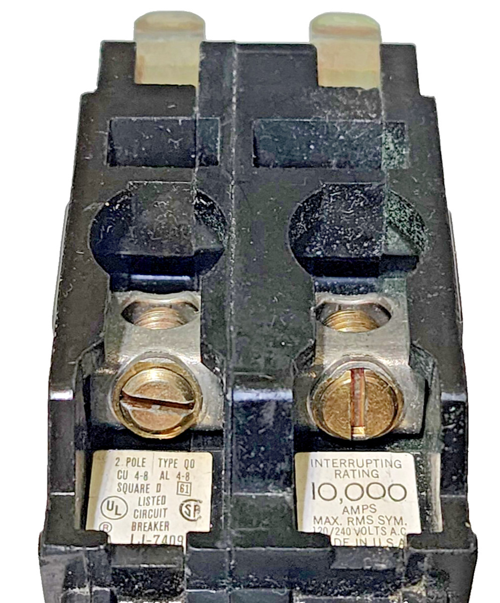 SQUARE D QO250 Cutler-Hammer 2 Pole, 50 Amp Circuit Breaker 120/240VAC