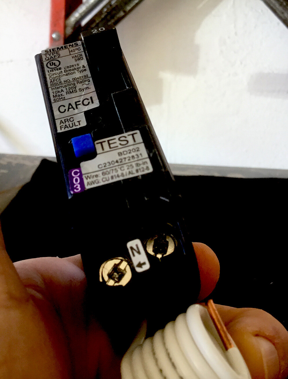 New Circuit Breaker Siemens QF120 QF120A 20 Amp 1 Pole 120V 10kA GFCI @