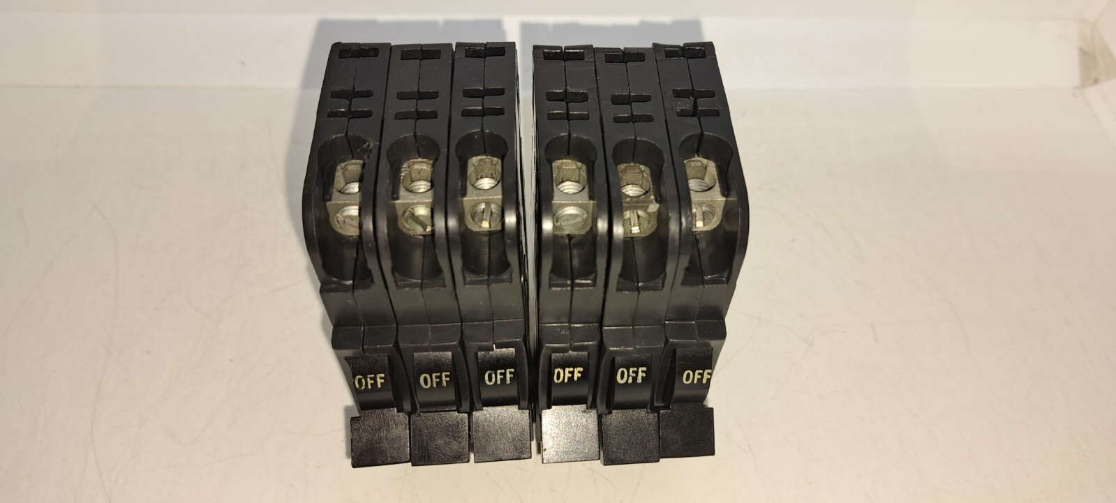 (6) FPE Challenger NC115 15 Amp 1 Pole Stab-Lok Type NC Federal Pacific LOT OF 6
