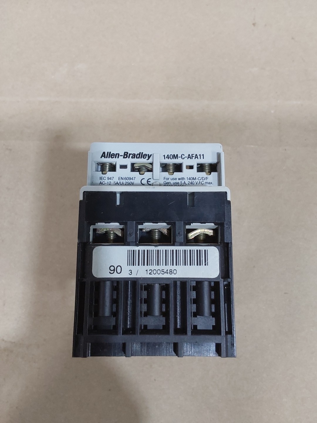 Allen-Bradley 140M-C2T-C10 Circuit Breaker, Ser B, 6.3-10A