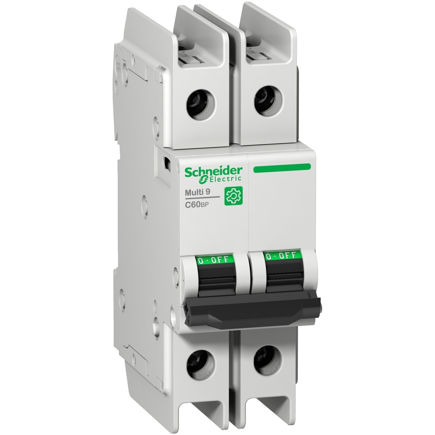 M9F43204, Schneider Electric, MCB, Multi9 C60BP, 2P, 4A, D curve, 10kA, 10kA