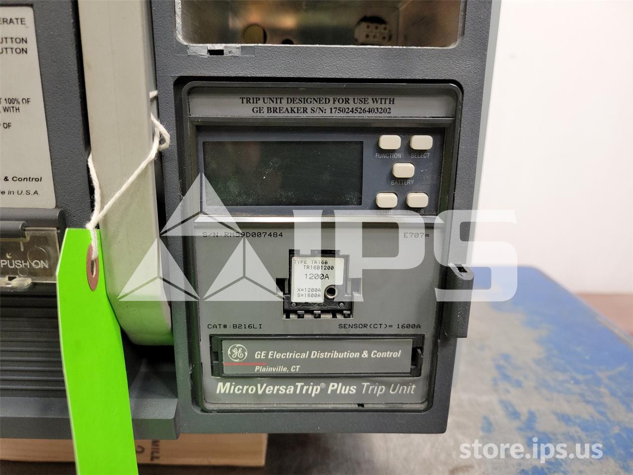SSF16B216 – 1600A GE SSF POWER BREAK II EO/BI SKU021185