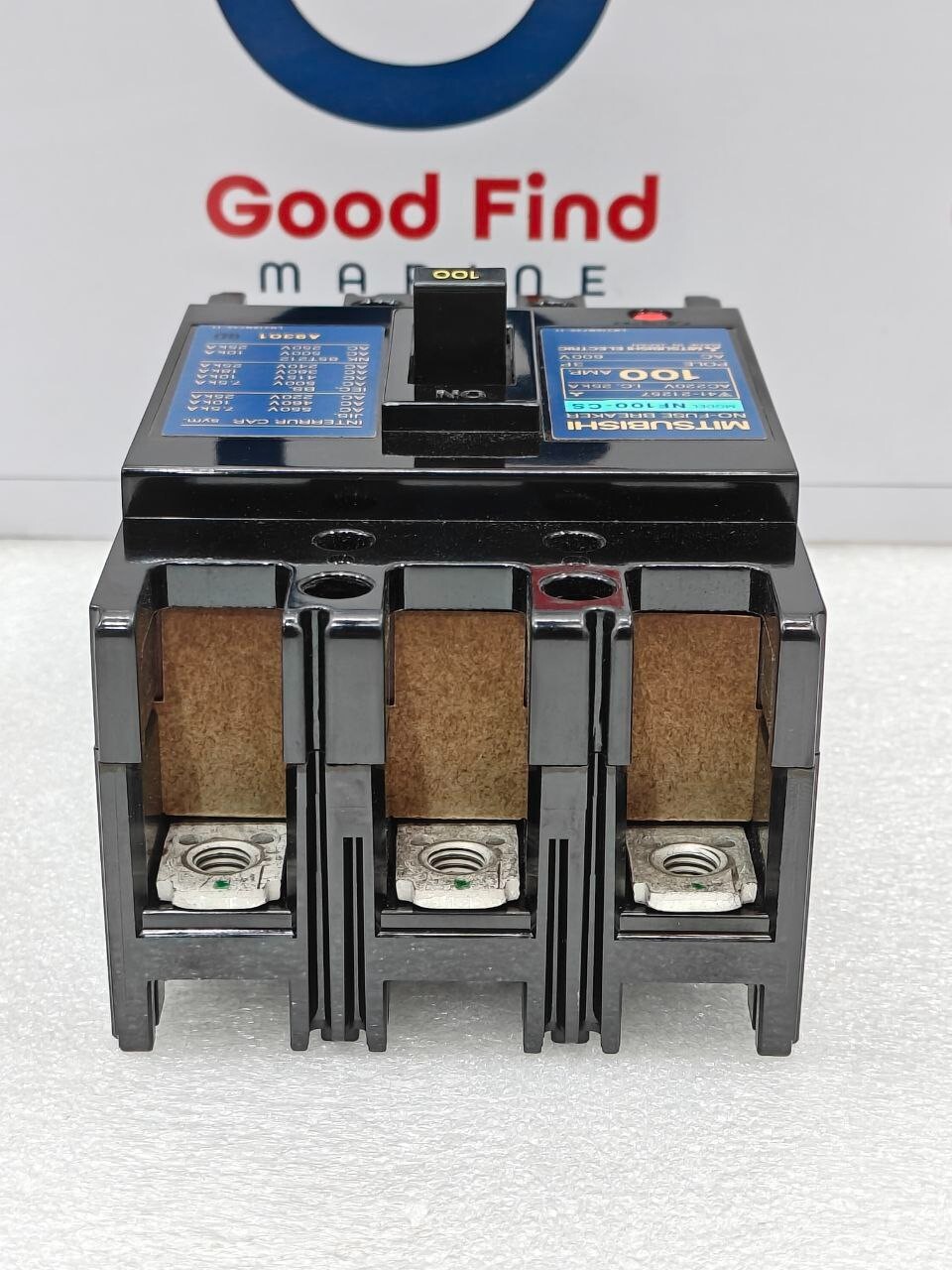 MITSUBISHI NF100-CS NO-FUSE CIRCUIT BREAKER 100A 3 POLE 600VAC NEW FAST SHIPPING