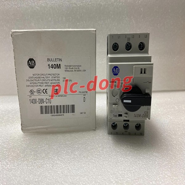 140M-D8N-C10 Allen‑Bradley 10A 65kA Motor Circuit Protector IP20