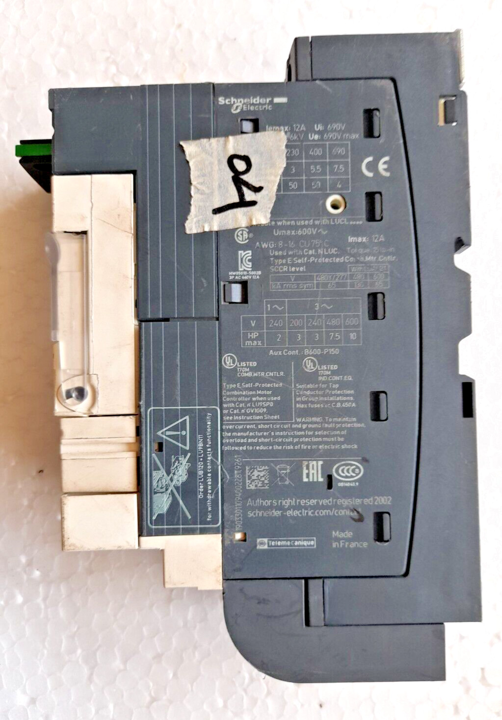 SCHNEIDER TeSys LUCA05BL ALL OK – GERMANY