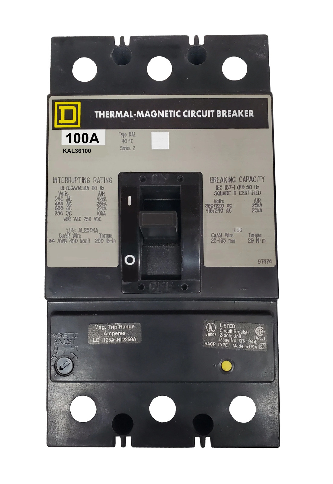 KAL36100 – Square-D – New Surplus