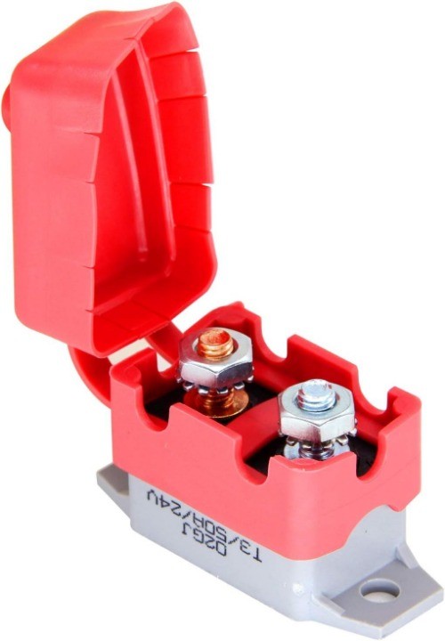6-28V 50A Circuit Breaker Manual Reset for Automotive RV Marine Boat with Protec
