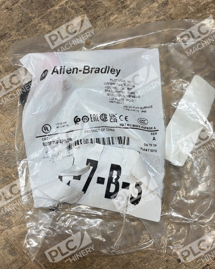 800FP-P4PN5R Series A – Allen-Bradley – Illuminated Flush Pushbutton Red