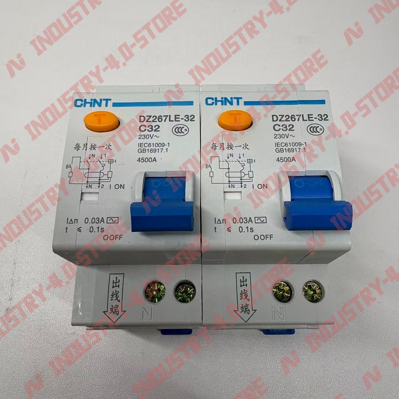 1PCS New CHINT DZ267LE-32 1P+N C32 Circuit Breaker