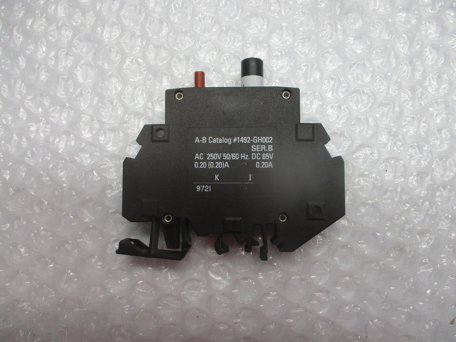 ALLEN BRADLEY 1492-GH002 SER.B BREAKER 1POLE 0.20AMP NSNP