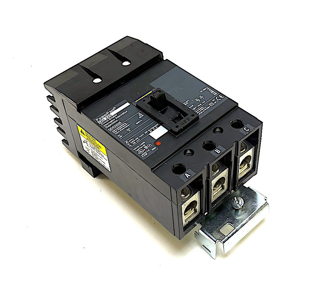 Square D QDA32225 3 Pole 225 Amp 240V Circuit Breaker PowerPact