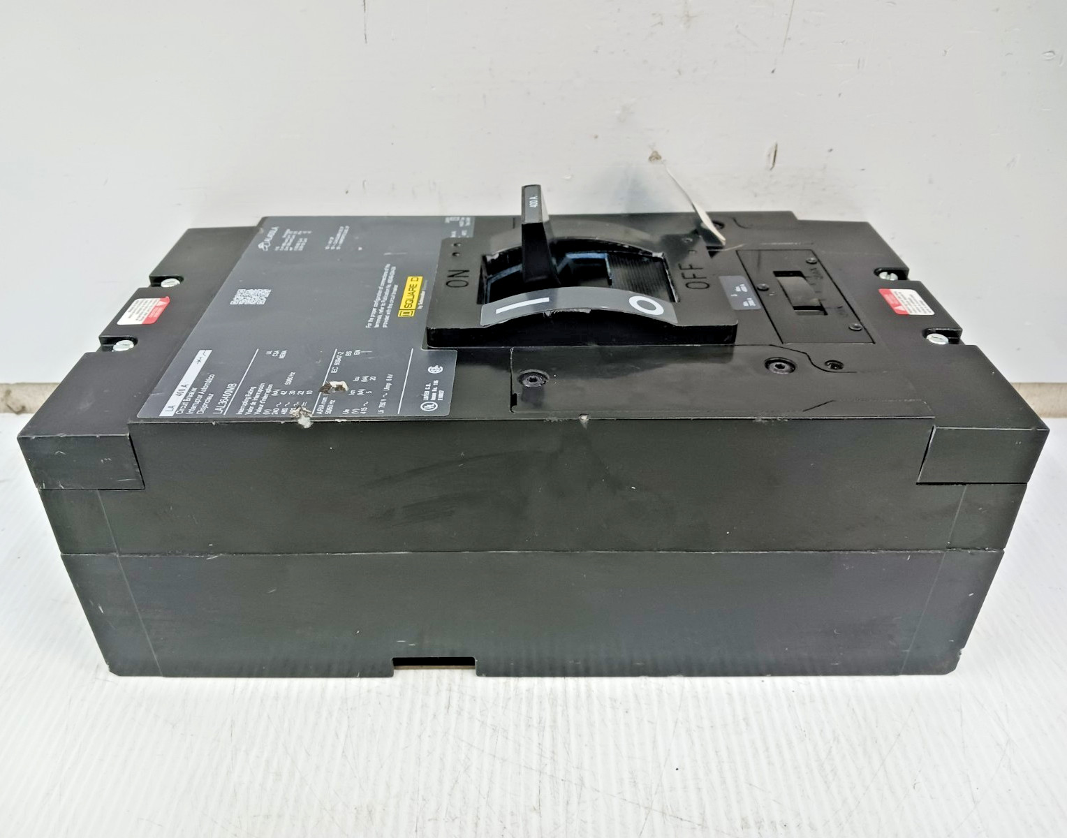 New Square D 400 Amp Circuit Breaker 3 Pole 600 VAC LAL36400MB (NTO)