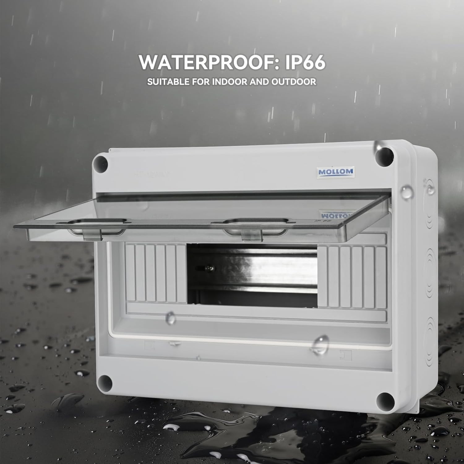 12 Way Waterproof Circuit Breaker Box – Protection for Indoor/Outdoor Use
