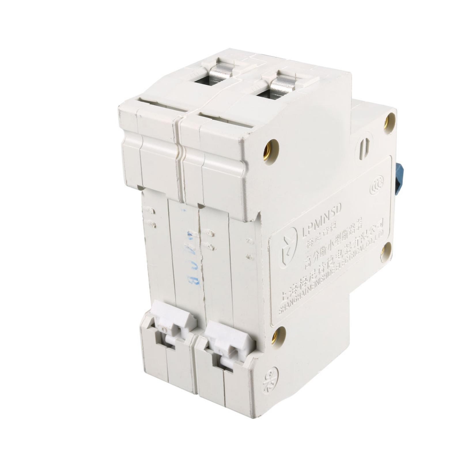 AC 230V/400V 40A ON/OFF Switch Double Pole Mini Circuit Breaker 6000A