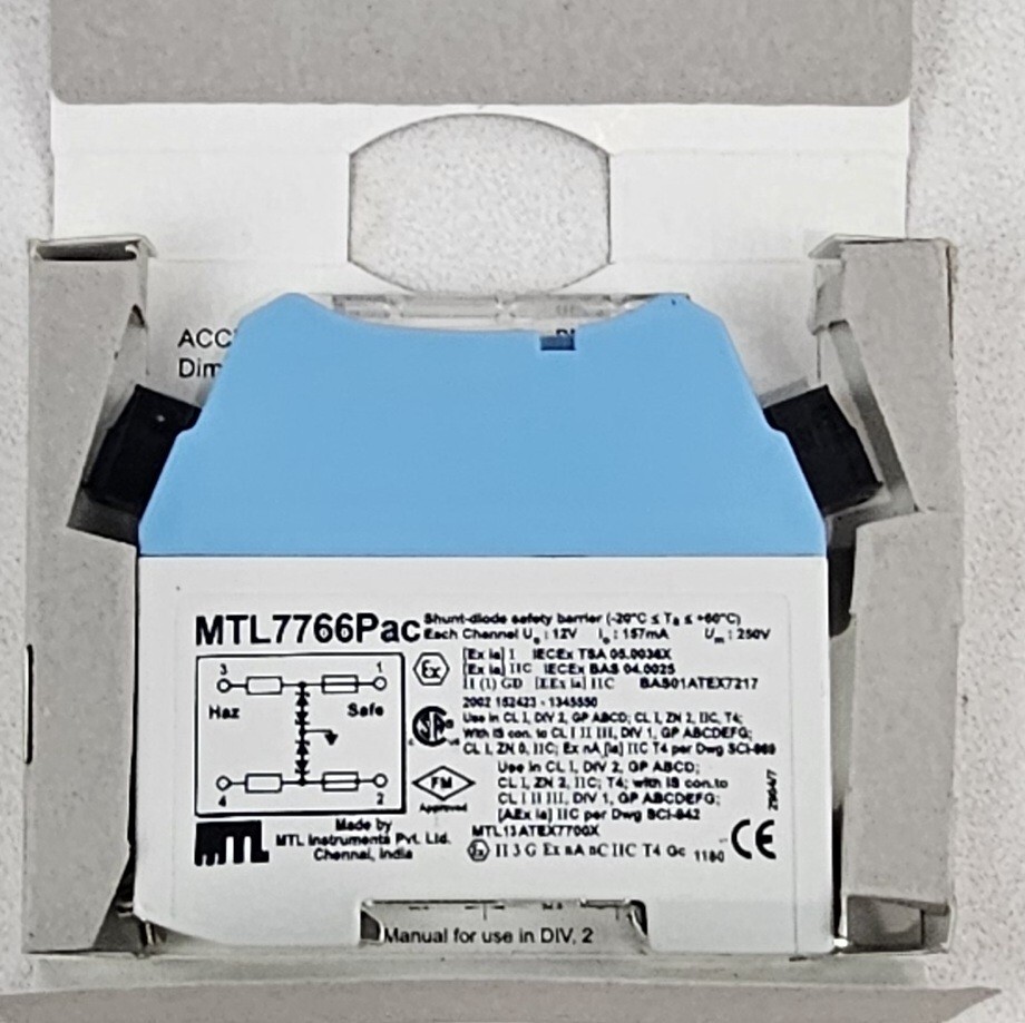 NEW Seguranca/Inmetro/MTL 7766Pac Intrinsically Safe Barrier