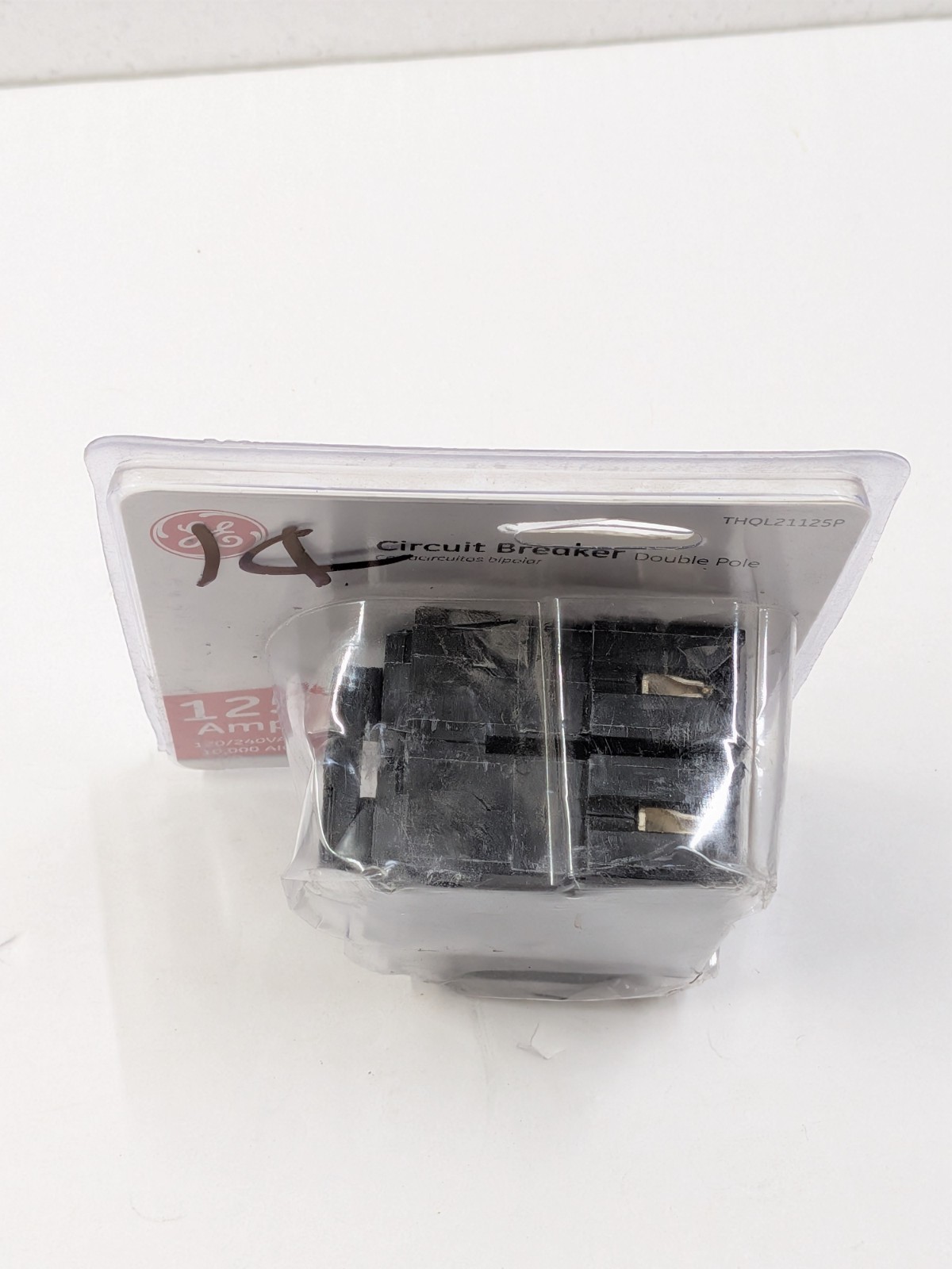 GE THQL21125P 125 Amp 2 inch Double Pole Circuit Breaker NEW SEALED
