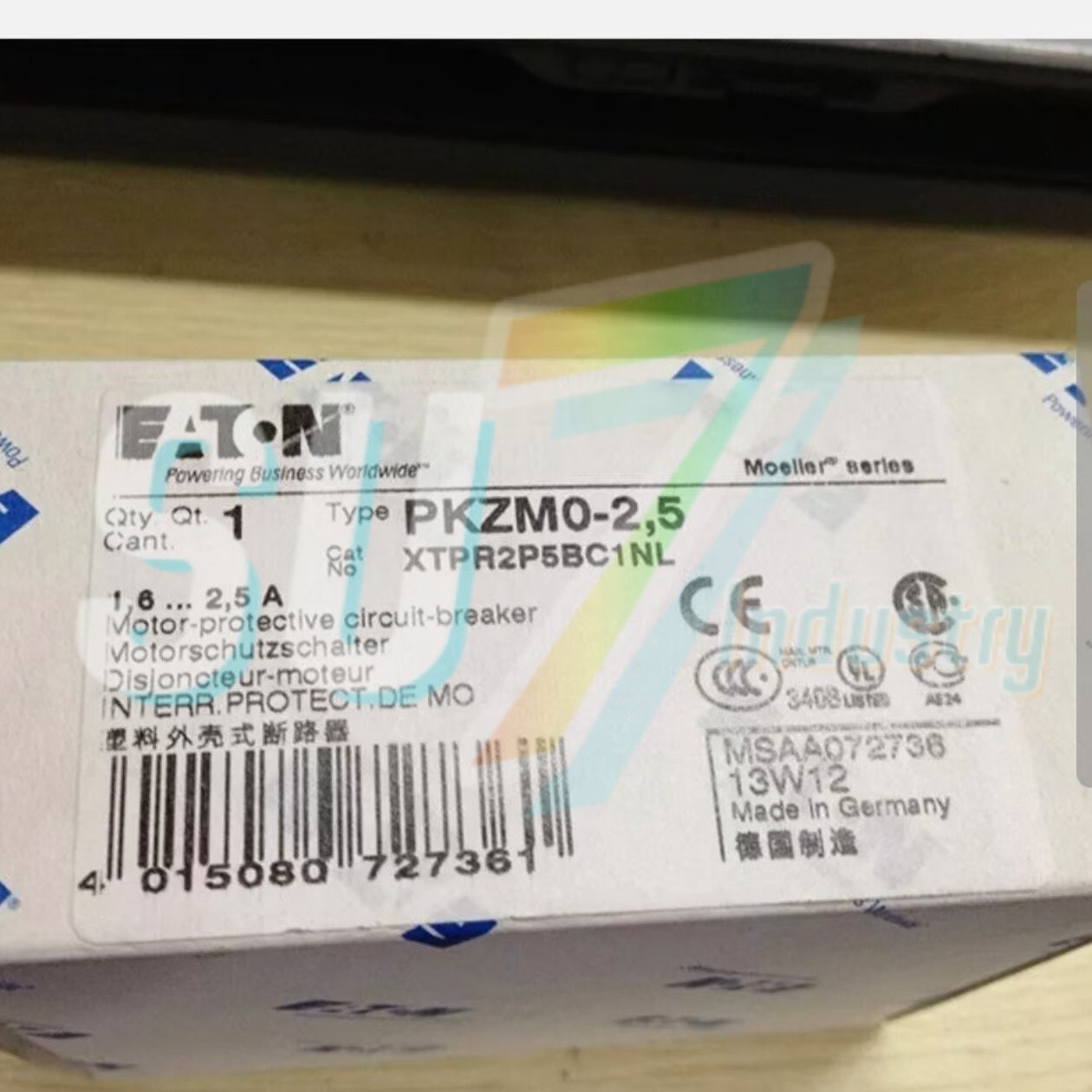 Eaton Moeller PKZM0-2.5 Motor Circuit Breaker# 1pcs New In Box