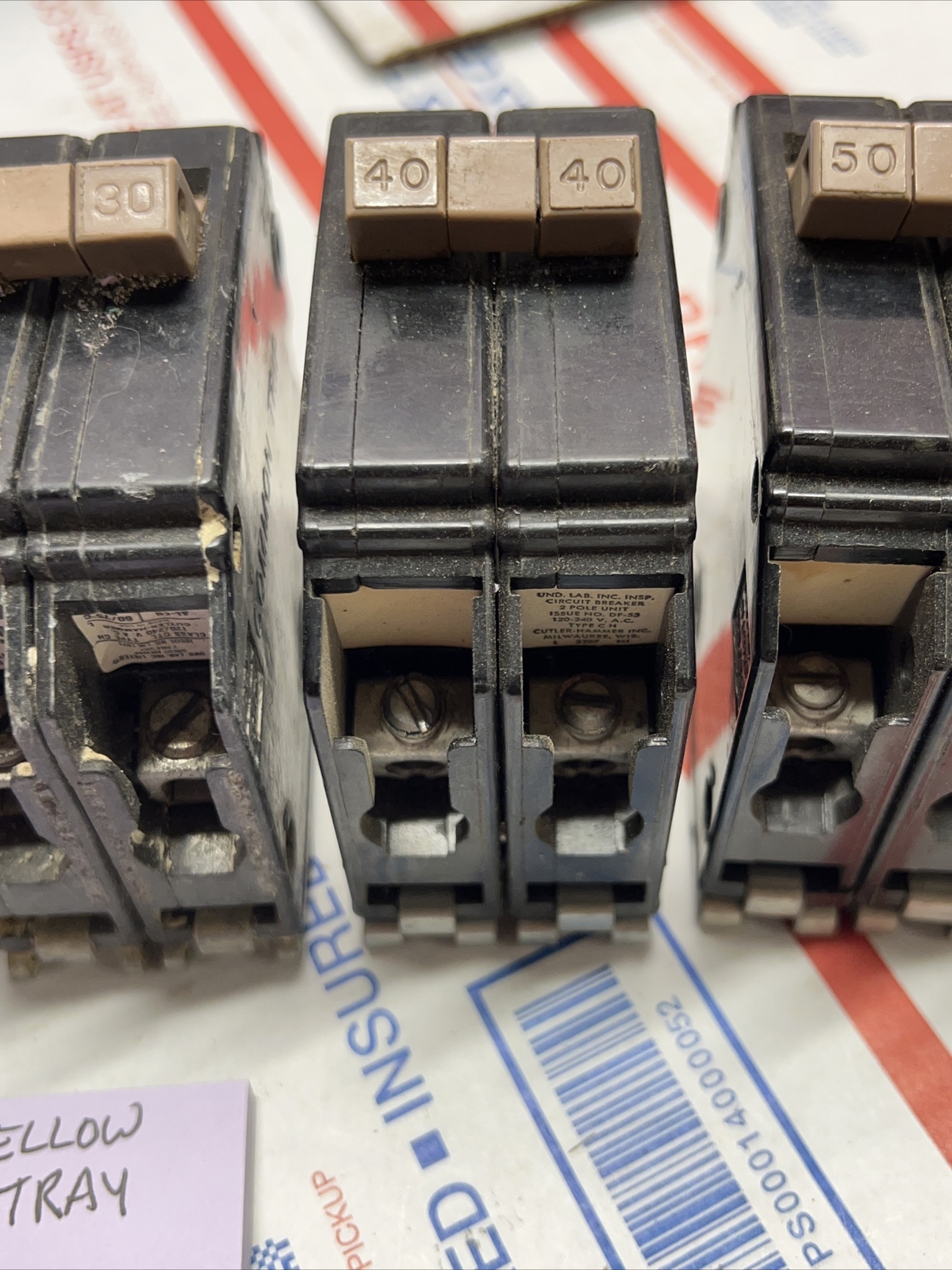 Eaton Cutler Hammer CH 230 CH250 CH240 2P 20A 30A 40A 50A Circuit Breaker ED4U