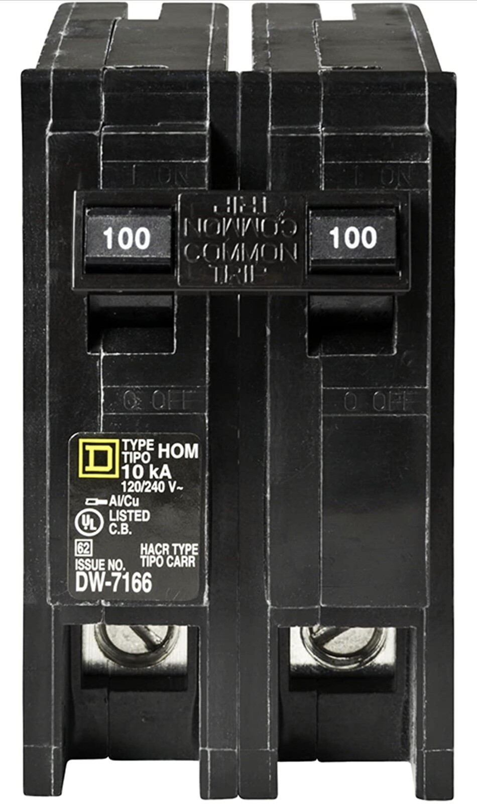 Square D By Schneider Electric HOM2100cp Homeline 100-amp Two-Pole Circuit Break