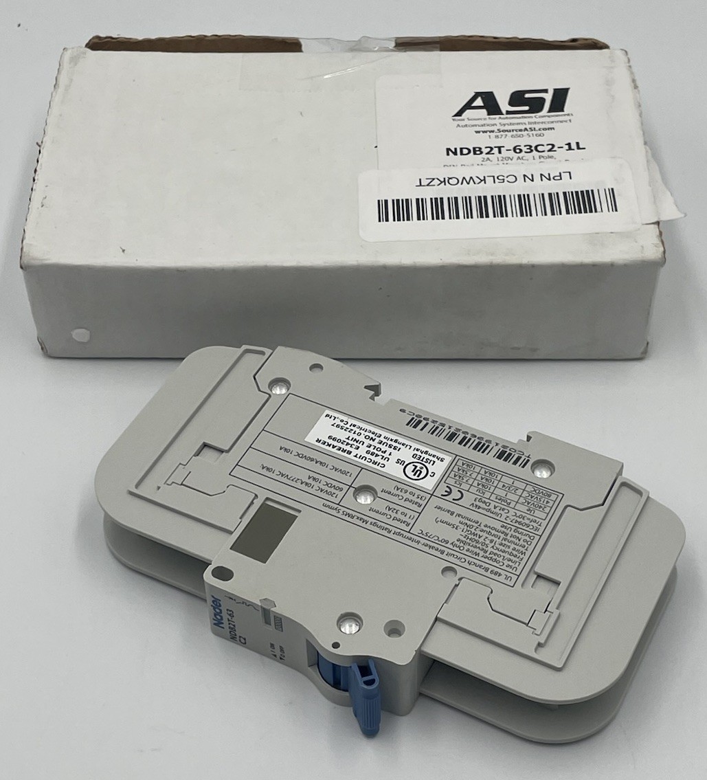 Nader NDB2T-63 C2 2A Branch Circuit Breaker **NEW**