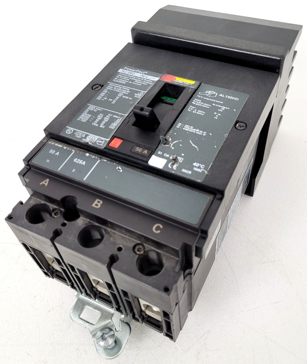 HJA36050 Square D 50 Amp Circuit Breaker 600V – Next Day Option