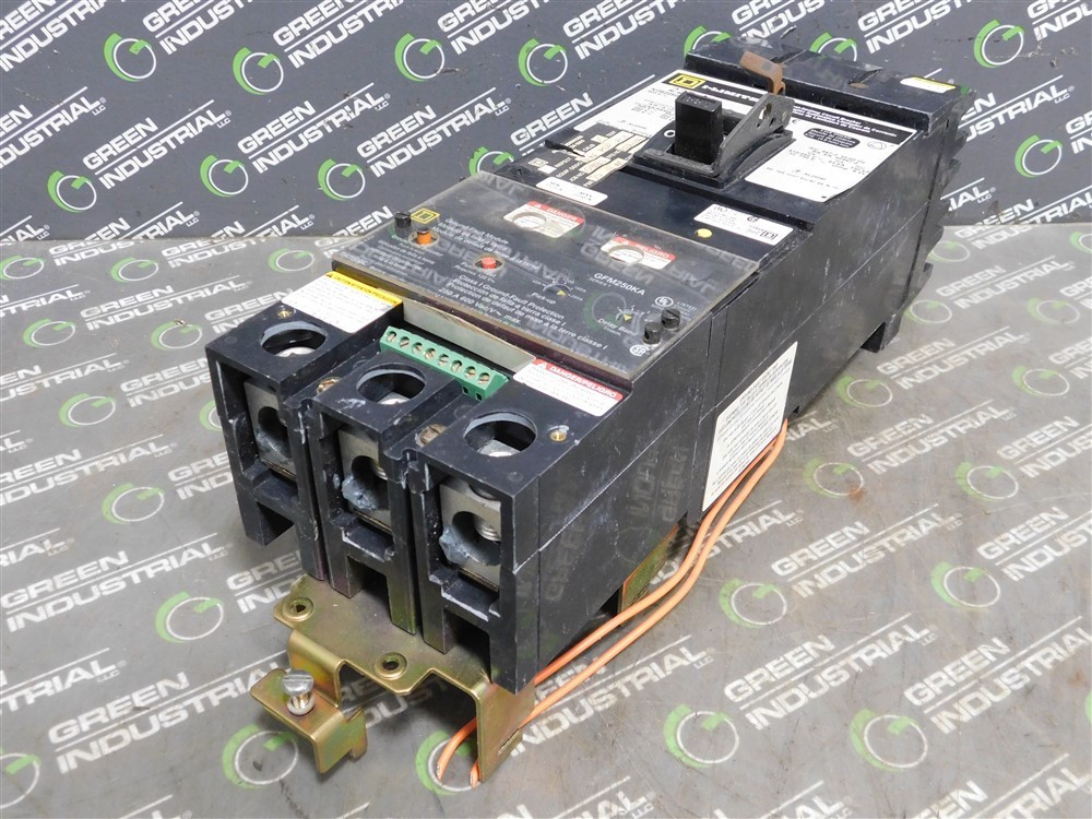 USED Square D KI36225G I-Limiter Circuit Breaker & GFM250KA Ground Fault Module