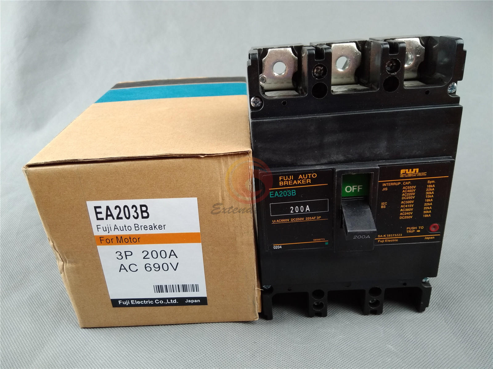 New Fuji EA203B Automation Auto Circuit Breaker 200A/690V 3P